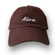 'KORA' Brown Embroidered Cap